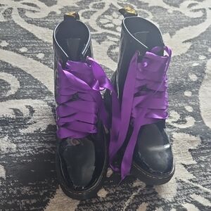 Black Patent Leather Dr. Martens Size 8 Barely Worn